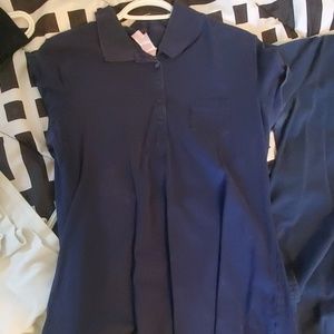 No Boundaries brand polo Navy Blue